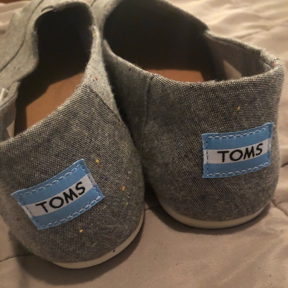 Drizzle grey Toms size 11w